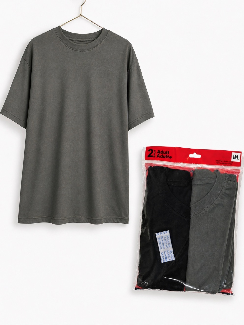 MOOSELANDER NWT 2 Pack Men’s Moisture Wicking Performance Tees Workwear Sz M/L